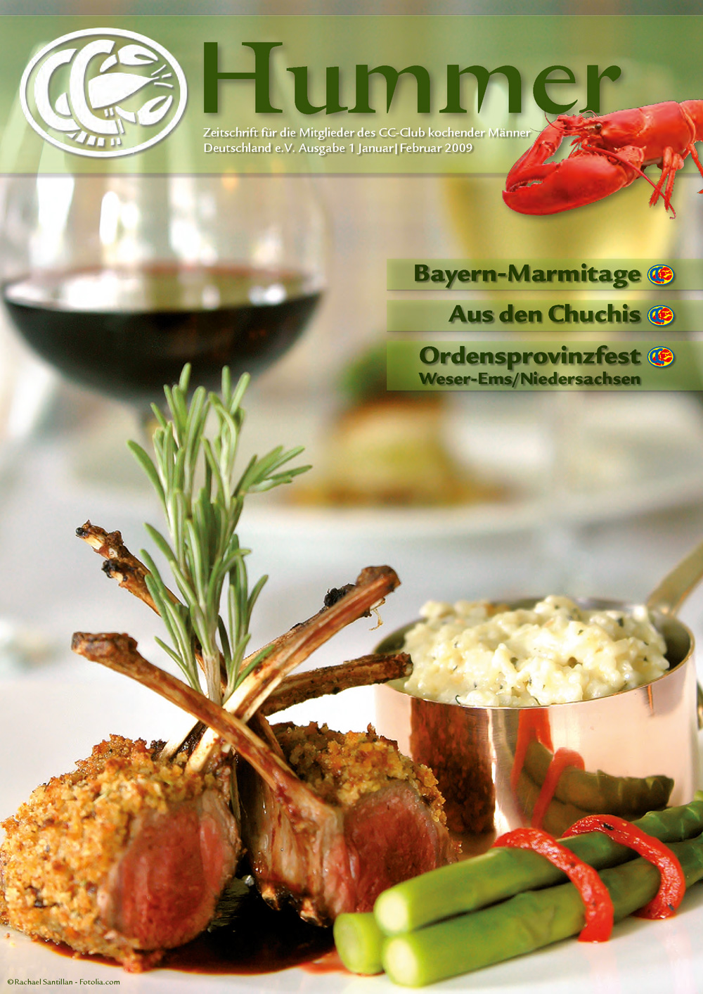 Mitgliederzeitschrift „Hummer“ | CC-Club kochender Männer